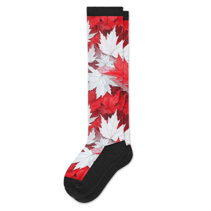 Maple Leaves EasyStretch™ Socks