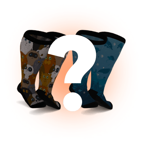 2 Pair Mystery EasyStretch™ Socks