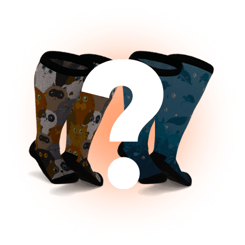 2 Pair Mystery EasyStretch™ Socks