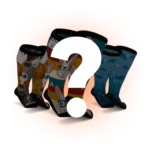3 Pair Mystery EasyStretch™ Socks