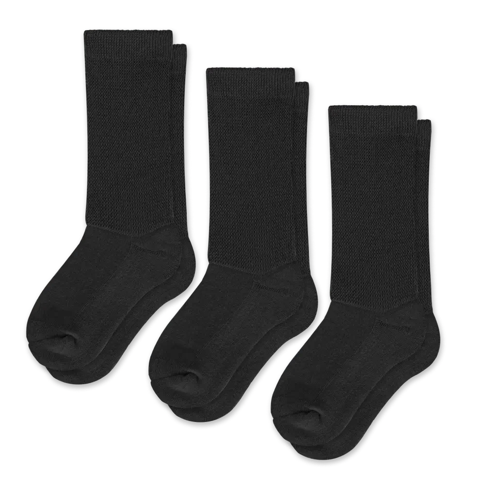 Black EasyStretch™ Socks Bundle 3-Pack