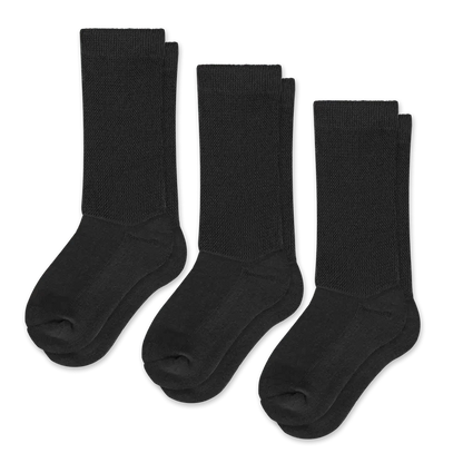 Black EasyStretch™ Socks Bundle 3-Pack