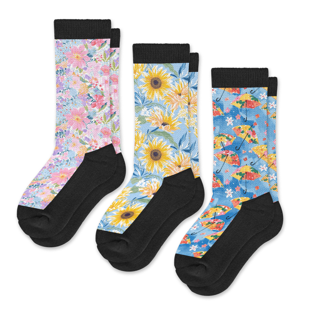 Bloom EasyStretch™ Socks 3-Pack Bundle