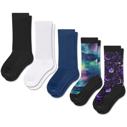 Cosmic Classics EasyStretch™ Socks Bundle 5-Pack
