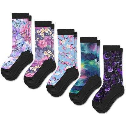 Night Nature EasyStretch™ Socks Bundle 5-Pack
