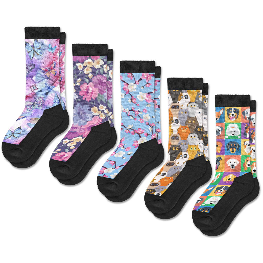 Pet Garden EasyStretch™ Socks Bundle 5-Pack