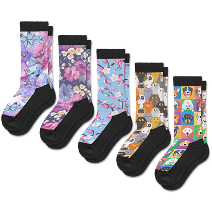 Pet Garden EasyStretch™ Socks Bundle 5-Pack