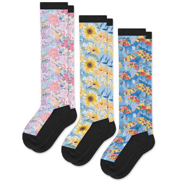 Bloom EasyStretch™ Socks 3-Pack Bundle
