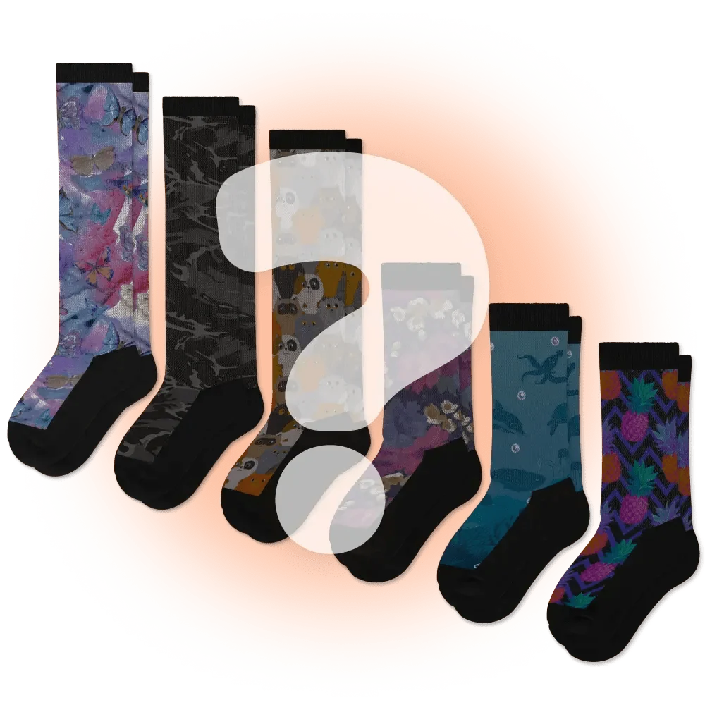 Mystery EasyStretch™ Socks Bundle 6-Pack