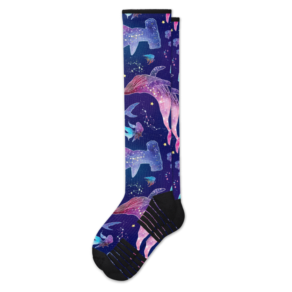 Ocean of Stars Compression Socks