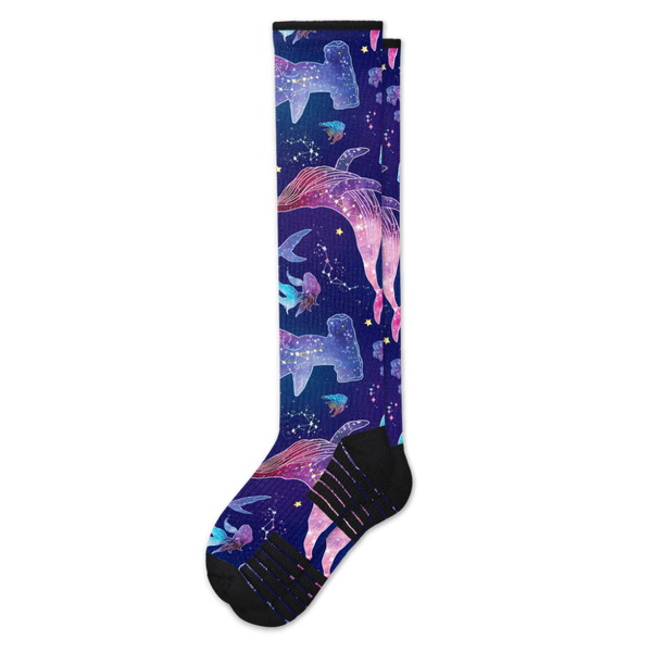 Ocean of Stars Compression Socks