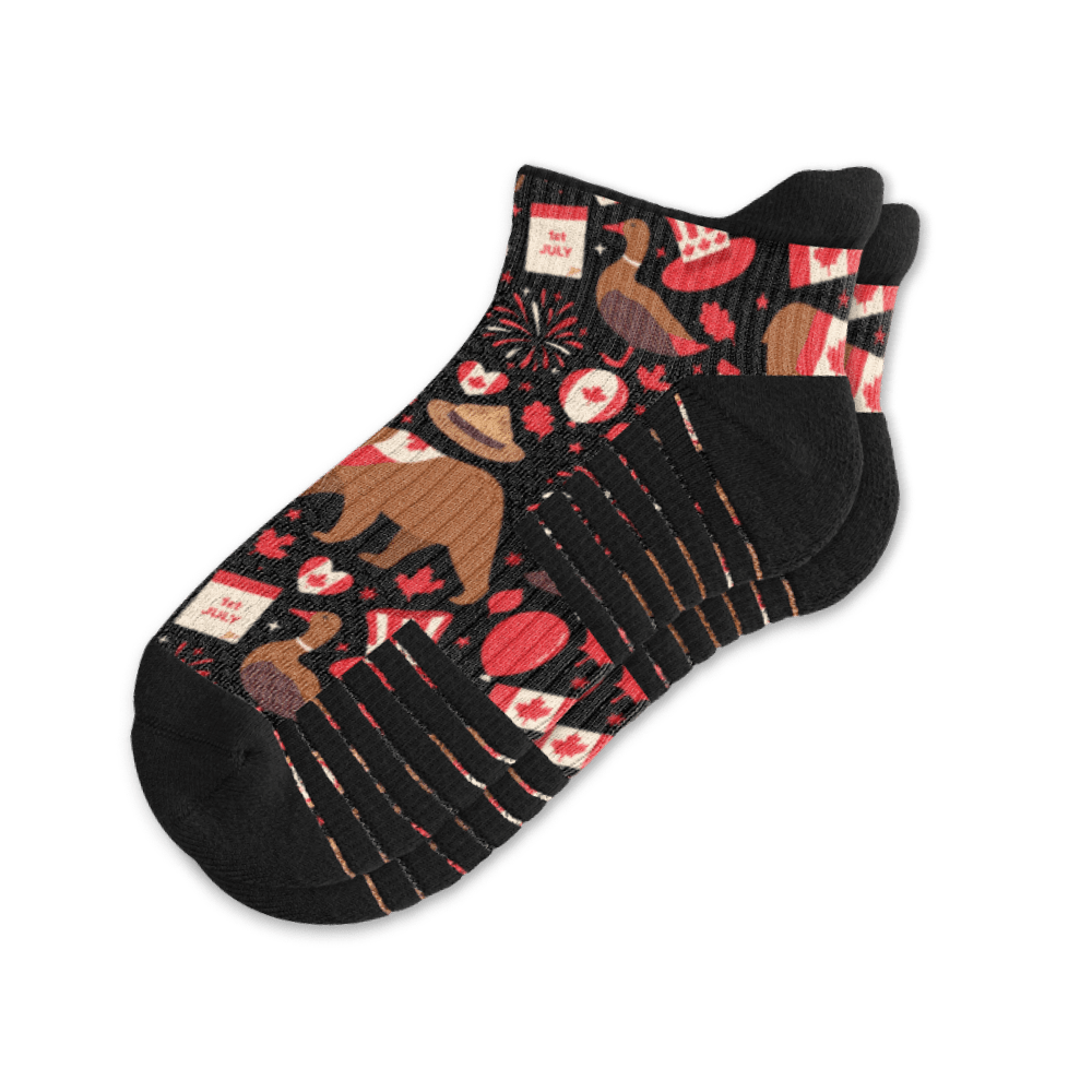 Oh! Canada Ankle Compression Socks