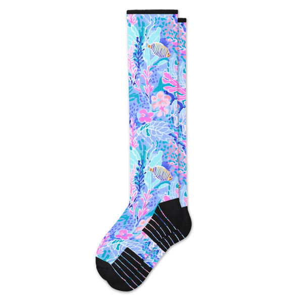 Pastel Reef Compression Socks