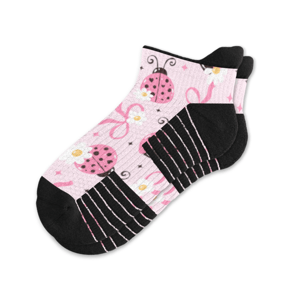 Pink Ladies Ankle Compression Socks