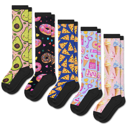 Treat Yourself EasyStretch™ Socks 5-Pack Bundle
