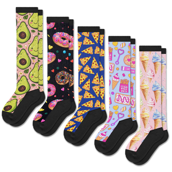 Treat Yourself EasyStretch™ Socks 5-Pack Bundle