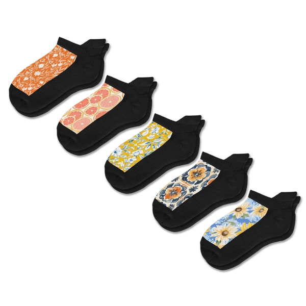 Summer Breeze Ankle Socks 5-Pack Bundle