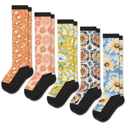 Summer Breeze EasyStretch™ Socks 5-Pack Bundle