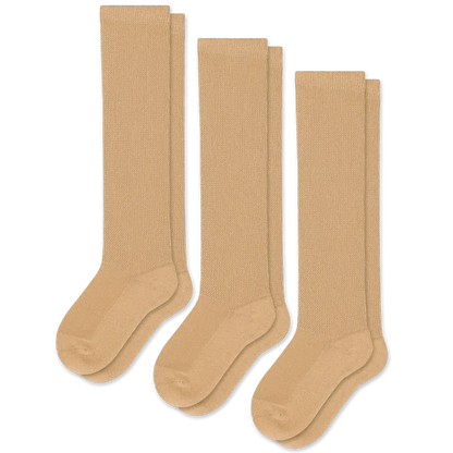 Tan EasyStretch™ Socks Bundle 3-Pack