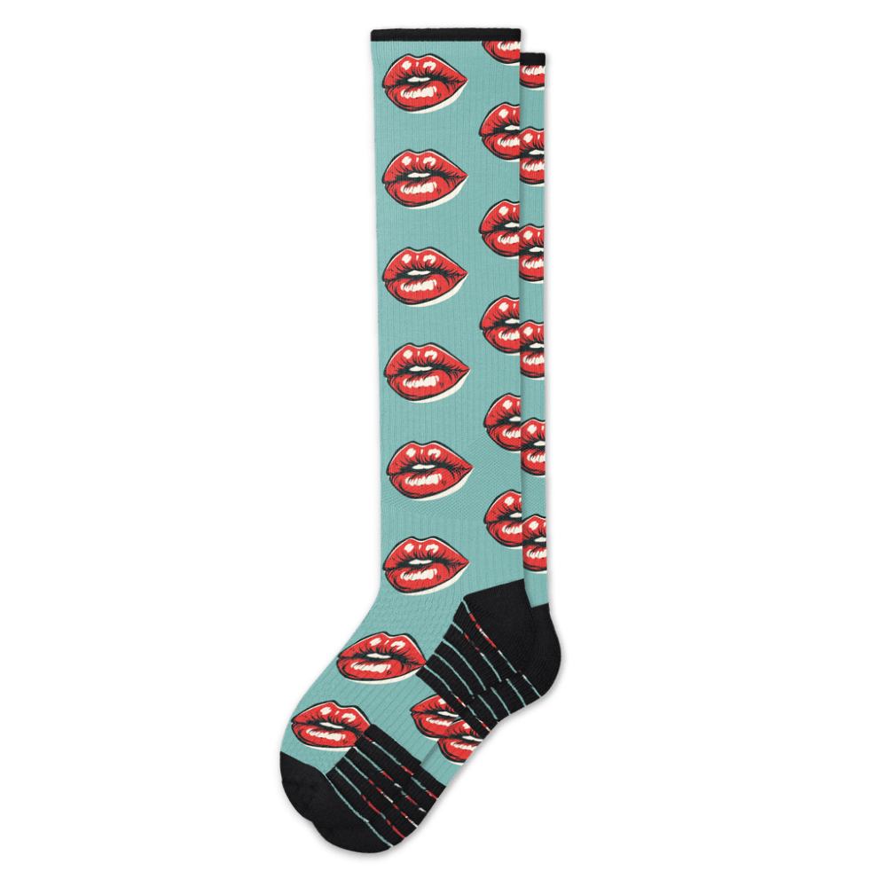 Vintage Kiss Compression Socks