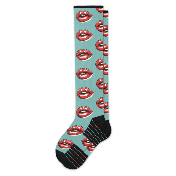 Vintage Kiss Compression Socks