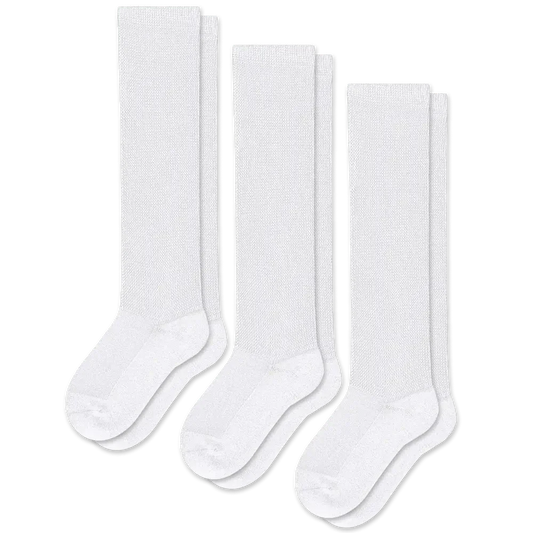 White EasyStretch™ Socks Bundle 3-Pack