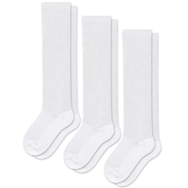White EasyStretch™ Socks Bundle 3-Pack