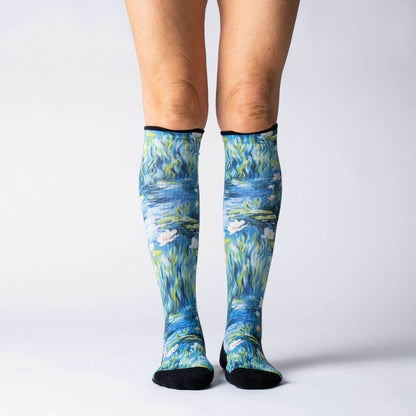 Water Lily Compression Socks
